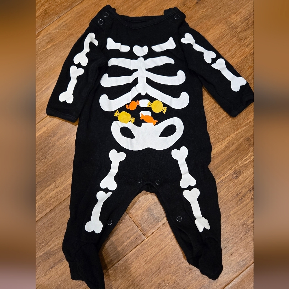 Carter's Baby Skeleton Footie Pajama Playsuit